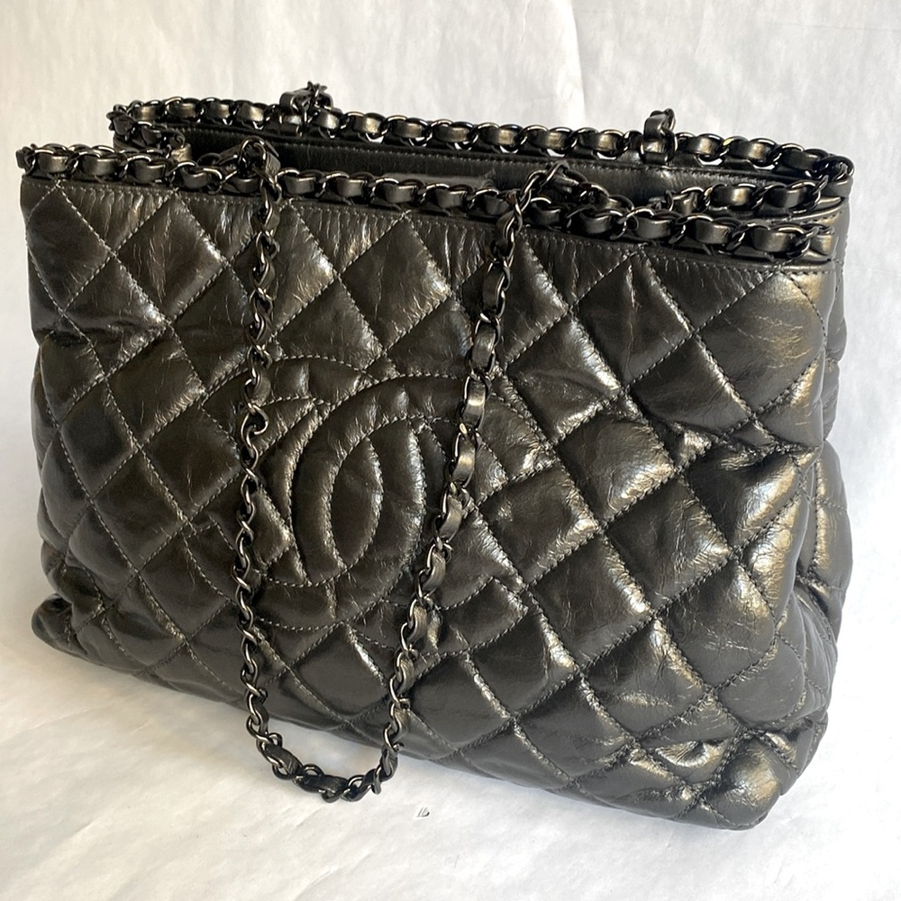 Chanel quilted tote